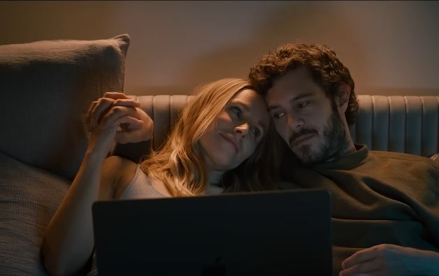 Kristen Bell and Adam Brody in a still from Netflix series Nobody Wants This