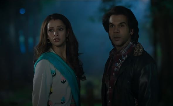 Rajkummar Rao and Triptii Dimri in a still from Vicky Vidya Ka Woh Wala Video