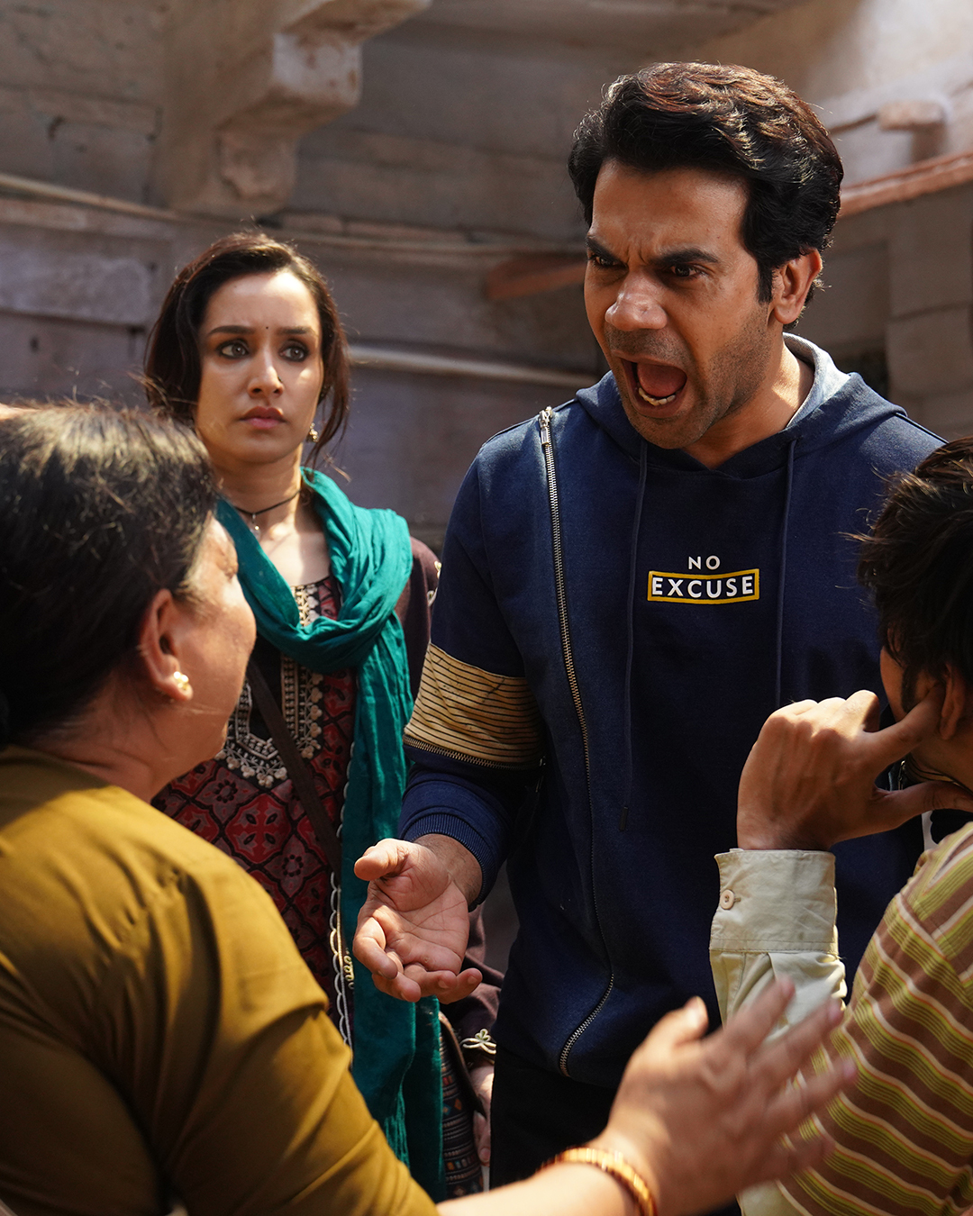 Rajkummar Rao and Shraddha Kapoor in a still from Stree 2